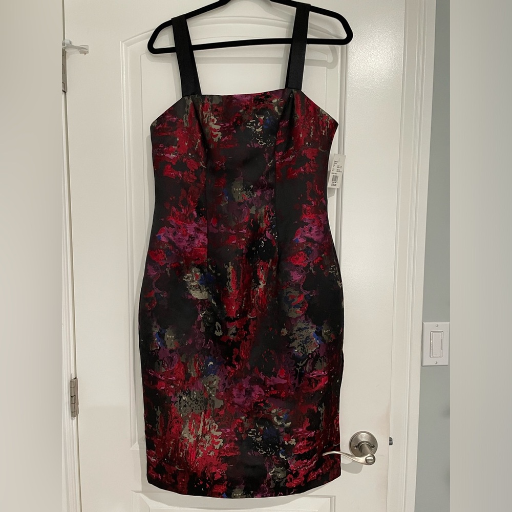 Black midi dress new